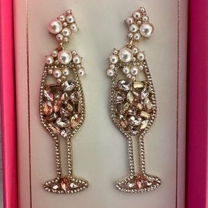 Christian Siriano Champagne Dazzle Earrings